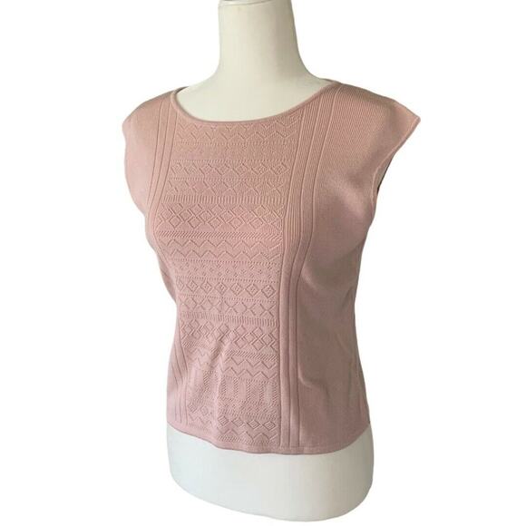 Jones New York Women's Tank Top Sweater Size Small Sleeveless Knit Crew Neck - Picture 1 of 8